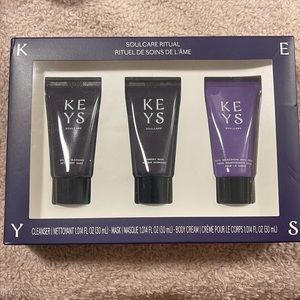 Keys soul care ritual cleanser mask body cream